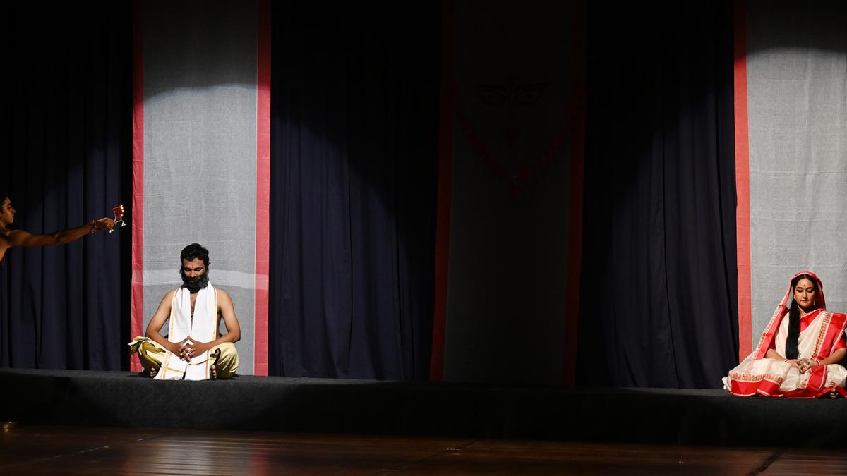 Three dancers highlight the universality in the teachings Ramakrishna, Sarada Devi and Vivekananda
